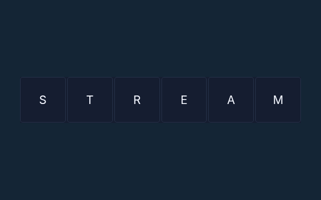 Letter Link game board